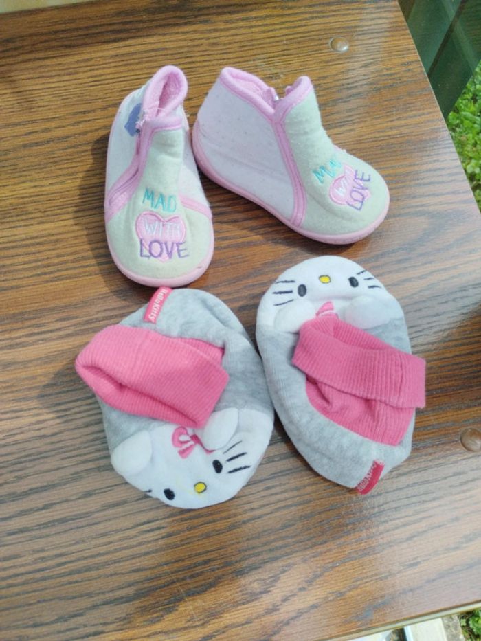 Chaussons fille pointure 18
