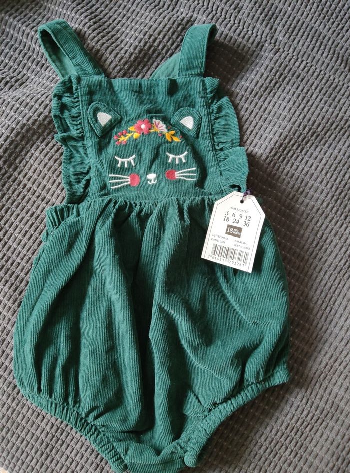 Barboteuse bébé fille 18 mois, sergent major