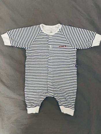 Combinaison rayée Petit Bateau