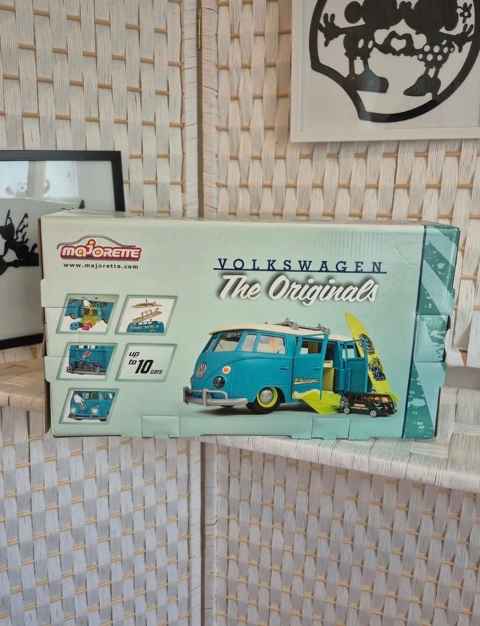 💕Jolie bus Volkswagen VW the originals T1 Carry Case Majorette💕 - photo numéro 6