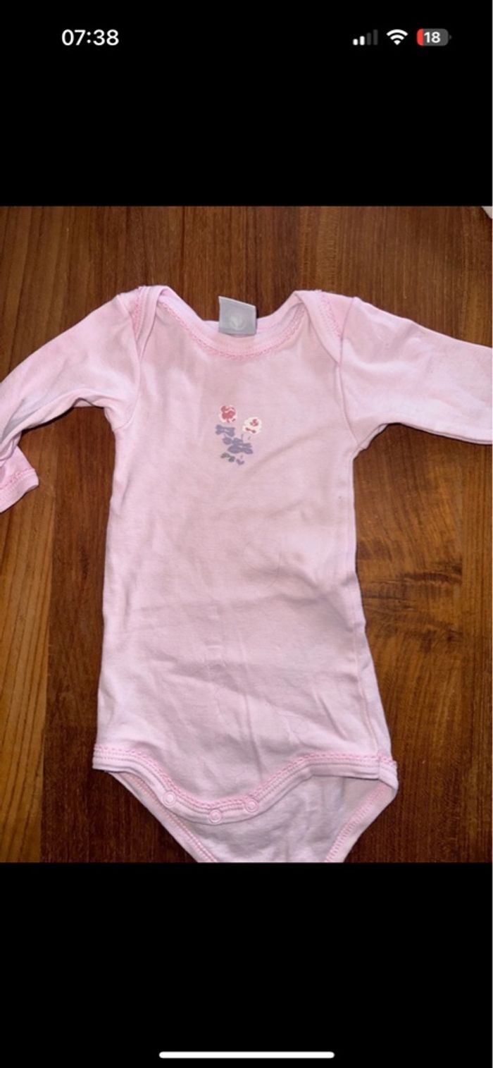 Lot de 3 bodys petit bateau fille - photo numéro 3