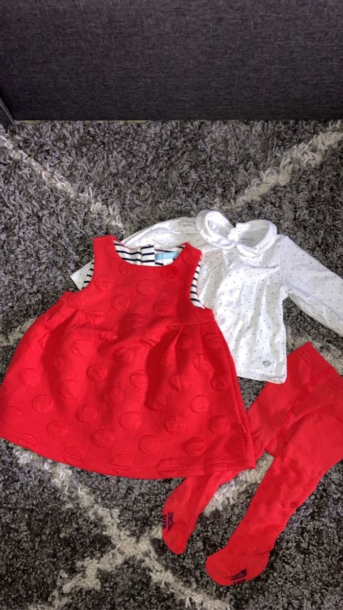 Ensemble robe, pull et collant - photo numéro 2