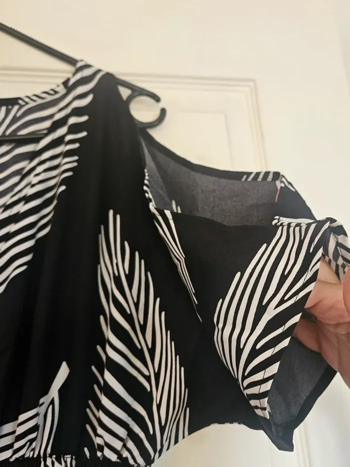 Robe noire neuve avec plumes - Shein - photo numéro 5