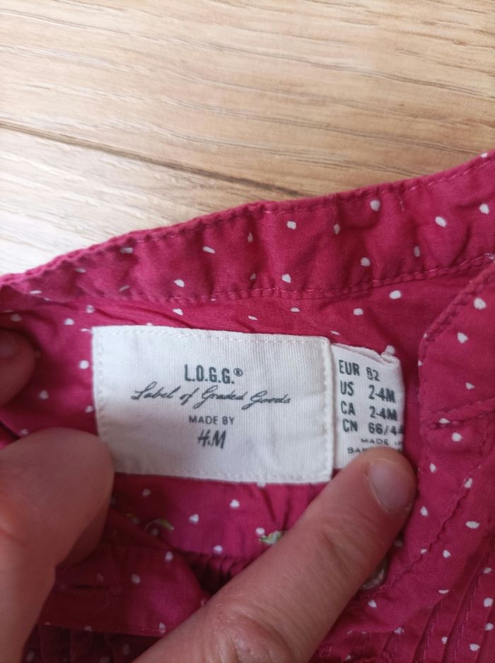 Blouse fille 2/4 mois H&M - photo numéro 3