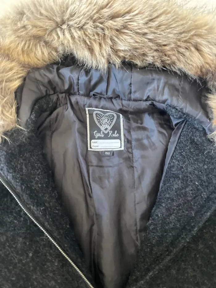 Manteau hiver capuche fourrure - photo numéro 3
