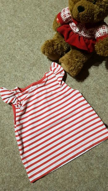 Top débardeur jacadi type mariniere 18 mois fille