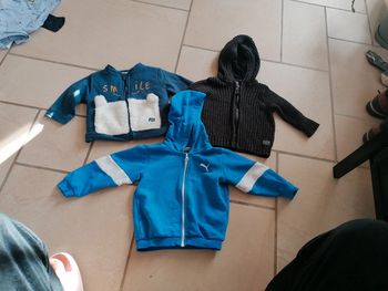 3 gilets vestes