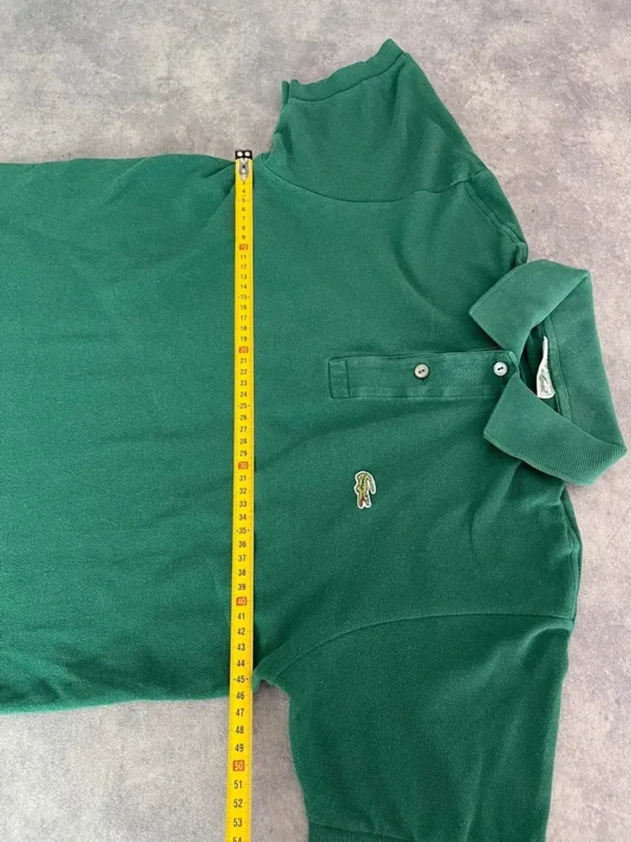 Polo Lacoste devançât vert - photo numéro 4