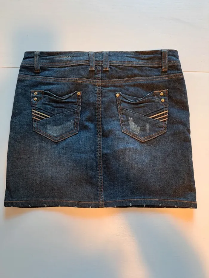 Jupe en jeans un basic S/m - photo numéro 3