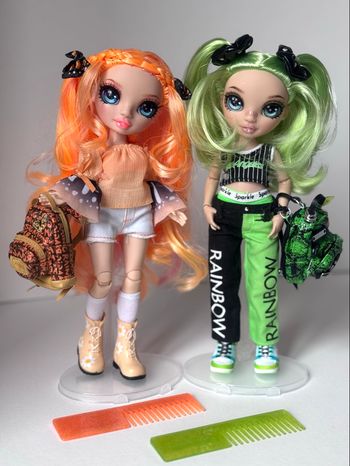 Jade et Poppy junior Rainbow High