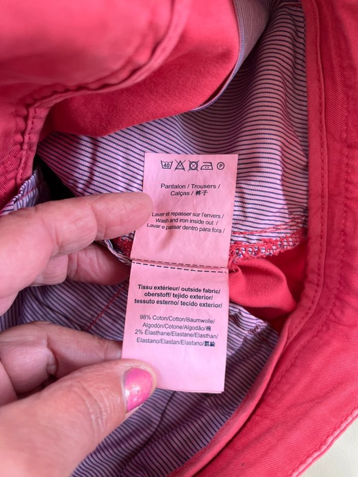 Pantalon homme Serge blanco été taille 38. 29 rouge clair à rose foncé - photo numéro 14