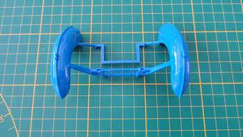 Garde boue avant pièce détachée miniature burago bugatti type 59 1934 1/18 #B57