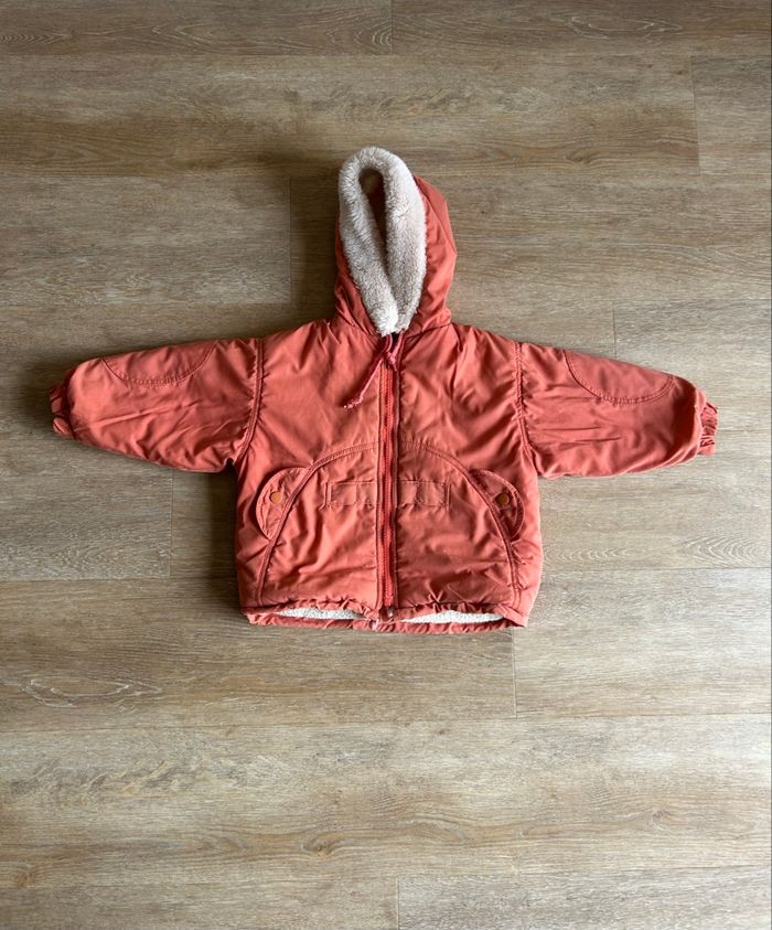 Manteau enfant 2 ans Influx – doublé moumoute, capuche, hiver