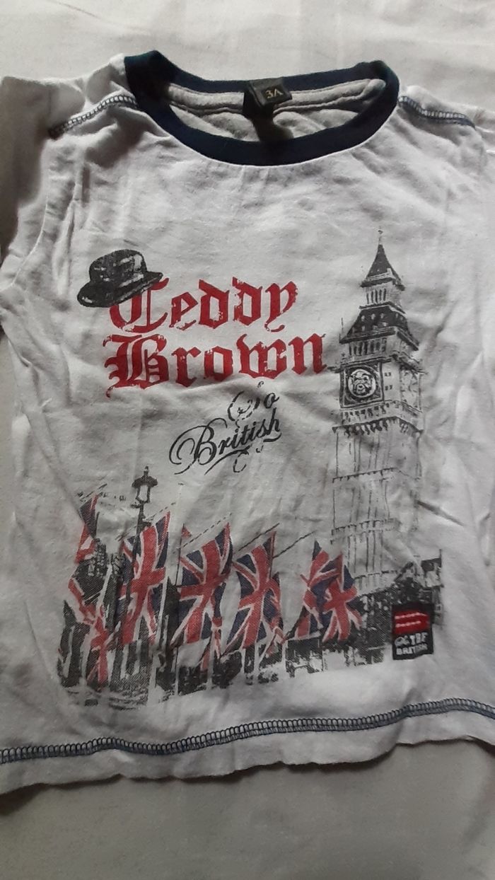 Sweet blanc motif drapeaux anglais - photo numéro 2