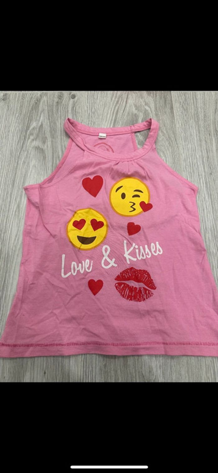 Débardeur smiley 6/7 ans