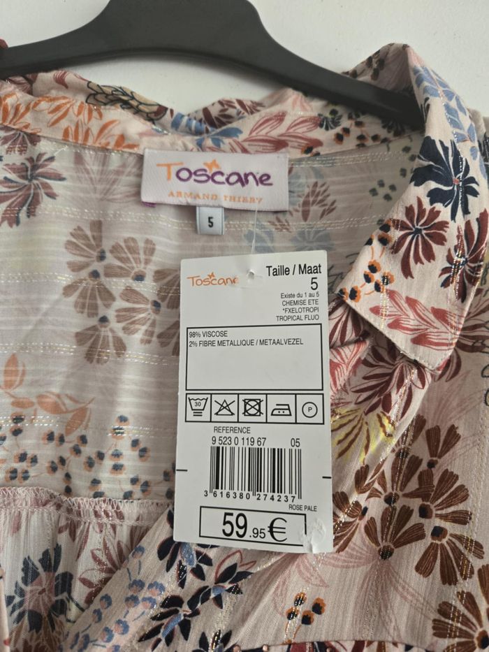 Chemise / Tunique légère toscane taille 5 neuve - photo numéro 5