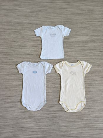 Bodies + maillot de corps Petit Bateau 9 mois 