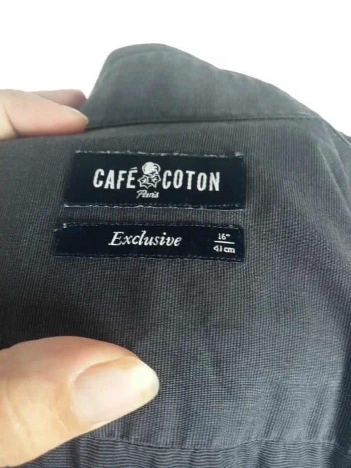 Chemise homme - shirt - camisa - hemd - overhemd - camicia - Cafe coton - photo numéro 5