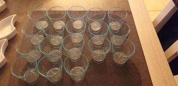 Lot verrines en plastique