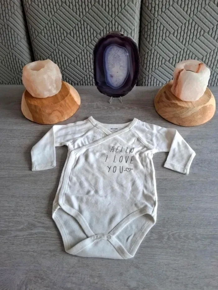 Bodies mixte manche longue lot de 3 taille 6 mois - photo numéro 4