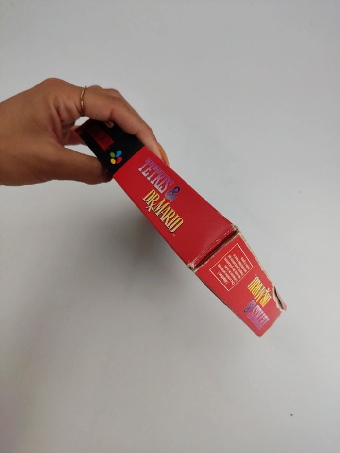 Tetris & Dr Mario / Super Nintendo SNES / pal fr fah sans notice - photo numéro 10