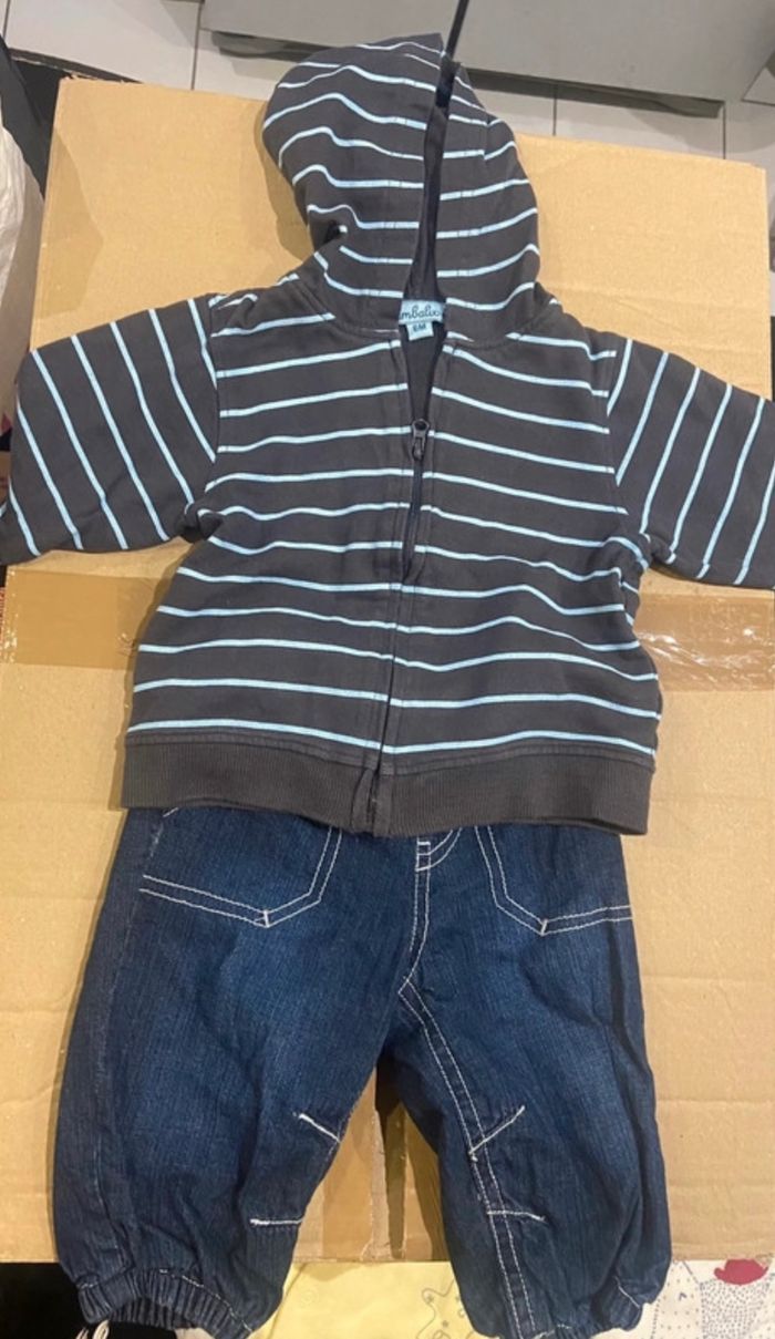 Ensemble veste et pantalon - 6 mois