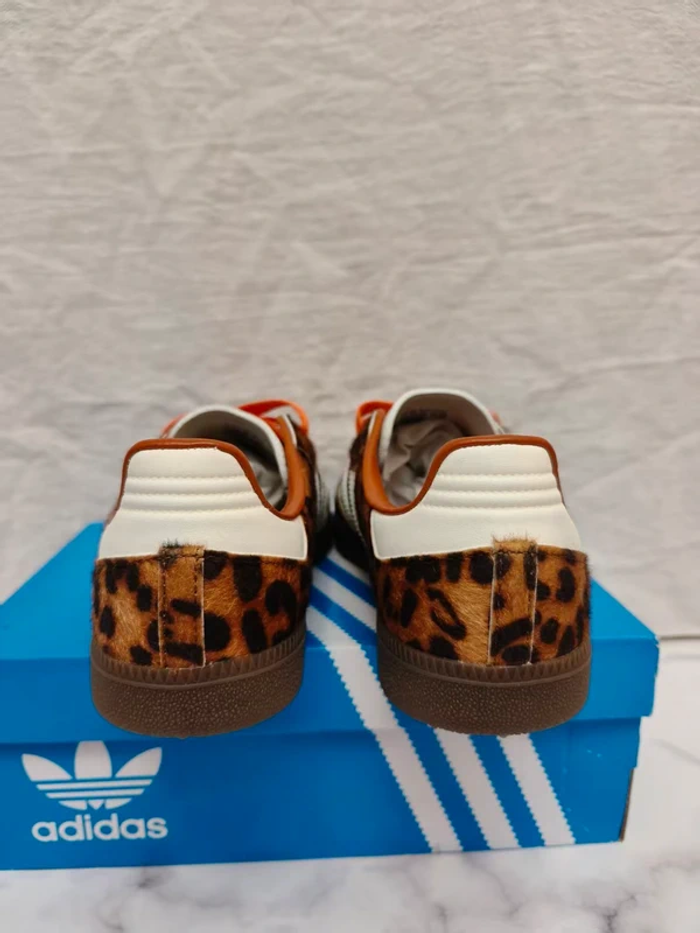 Adidas Samba Preloved Léopard Rouge 41 - photo numéro 4