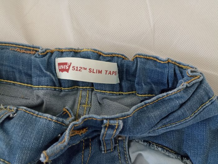Jeans bleu Levi's slim fille - photo numéro 3