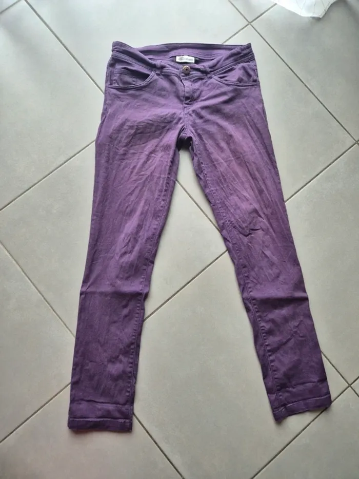 Jean violet K woman kiabi 40