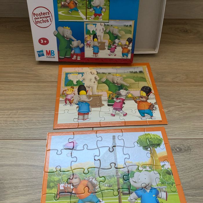 Puzzle enfant hasbro babar