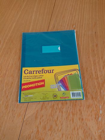 Lot de 5 protège cahier