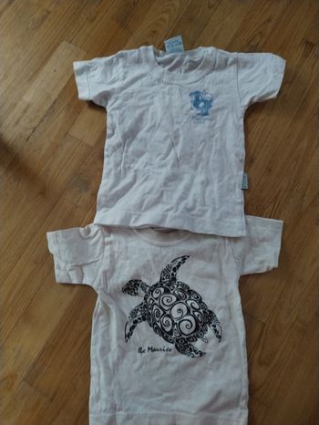 T shirt de l'île Maurice 24 mois