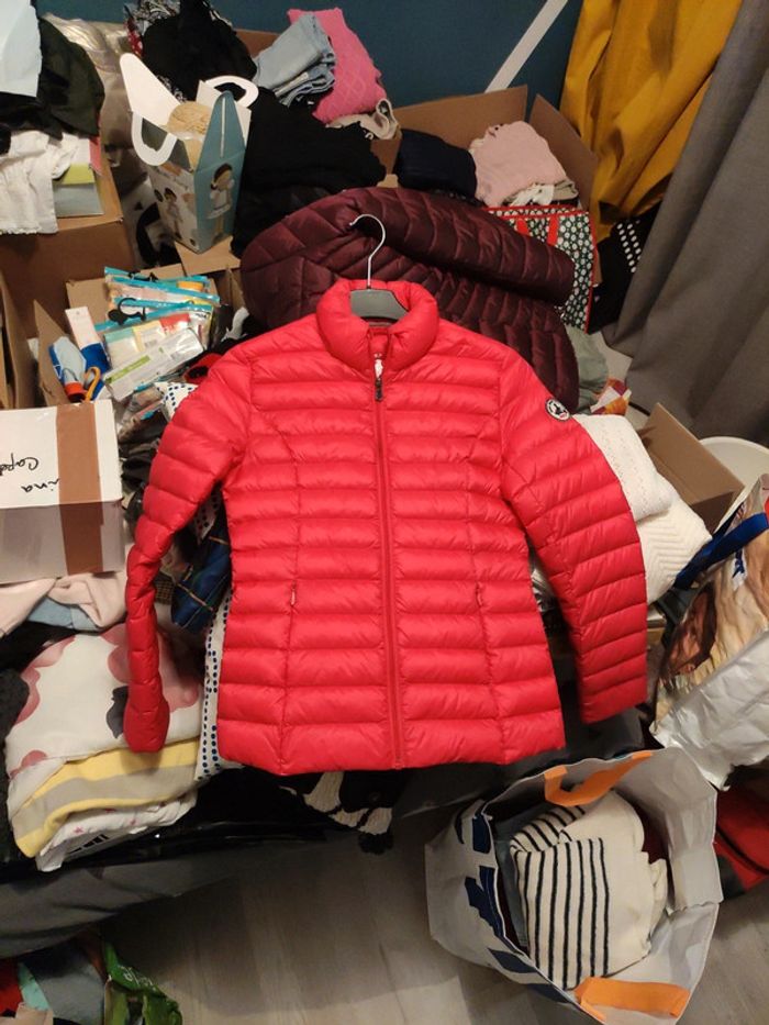 Doudoune Jott cha rose XS col simple
