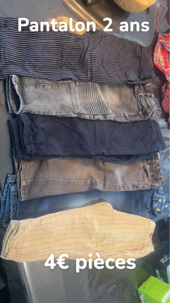Vêtements garçons 2 ans 