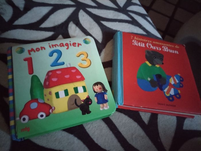 Lot de deux livres "Petit Ours Brun et Mon Imagier 1 2 3"  pour les tout petits