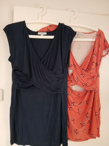 2 débardeurs d allaitement