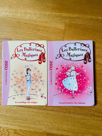 Livre les ballerines magiques bibliothèque rose numéro 2 et 11