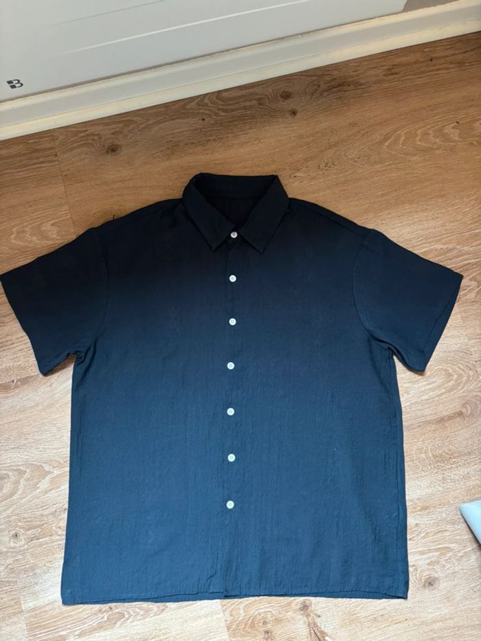 Chemise bleu marine fluide - photo numéro 3