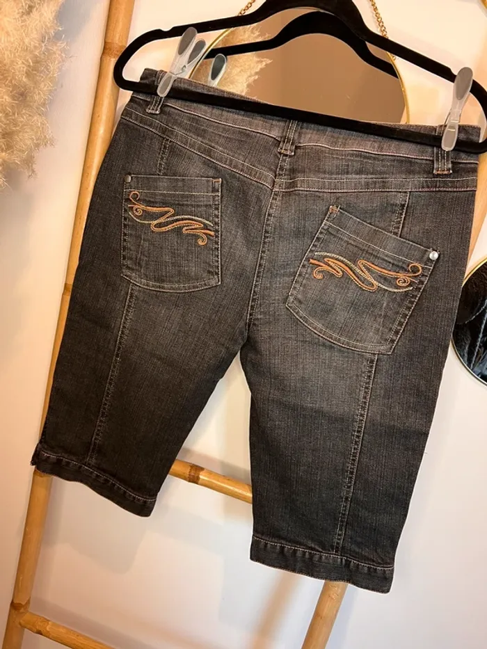 Short en jean genou - photo numéro 3
