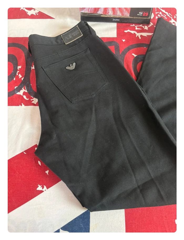 Pantalon de costume Armani Jeans taille 40 patte d’éléphant - photo numéro 2