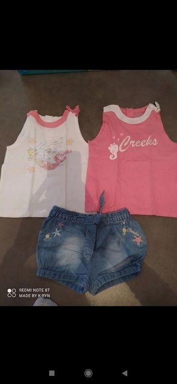 Lot été 24 mois/2ans  fille