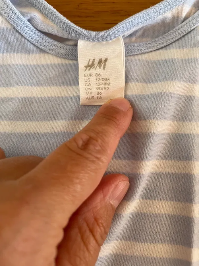 Robe coton H et m 12-18 mois - photo numéro 3