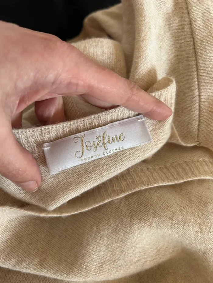 Joséphine pull enova beige taille L.40 Laine et cachemire . - photo numéro 4