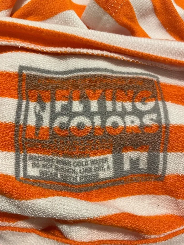 Robe neuve flying colors taille 38 orange rayure blanc - photo numéro 5