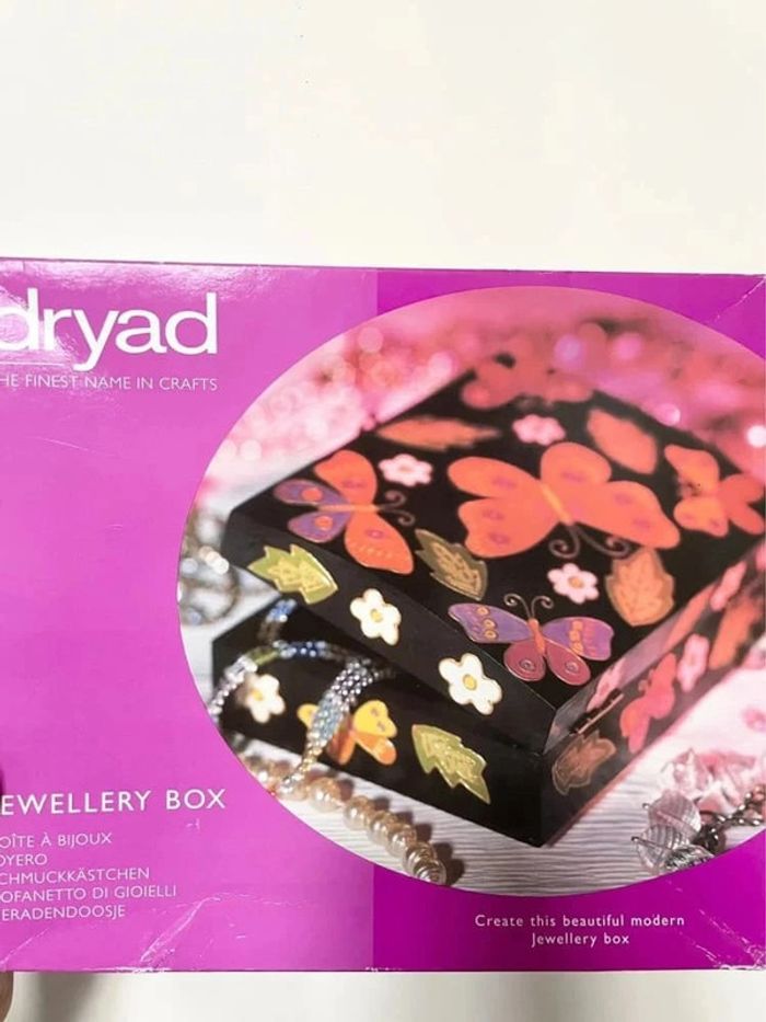 Kit créatif pour réaliser une boîte à bijoux