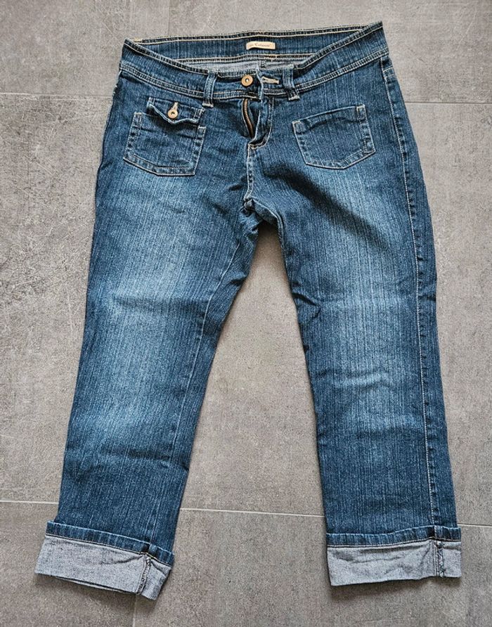 Lot de 2 pantacourts en jean - photo numéro 3