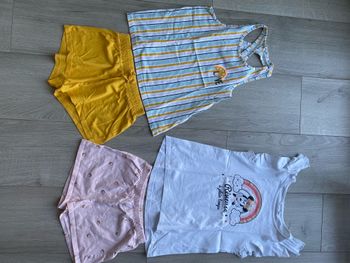 Lot de 2 pyjacourts Minnie  coloré