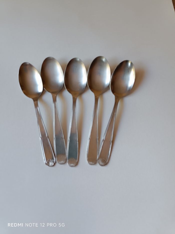 Cuillères inox Guy Degrenne x5