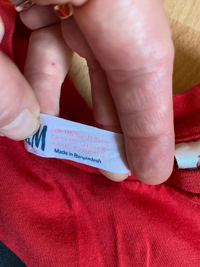 Beau T-shirt rouge MC Angry Birds T. 10-12 ans/146-152 cm - photo numéro 5