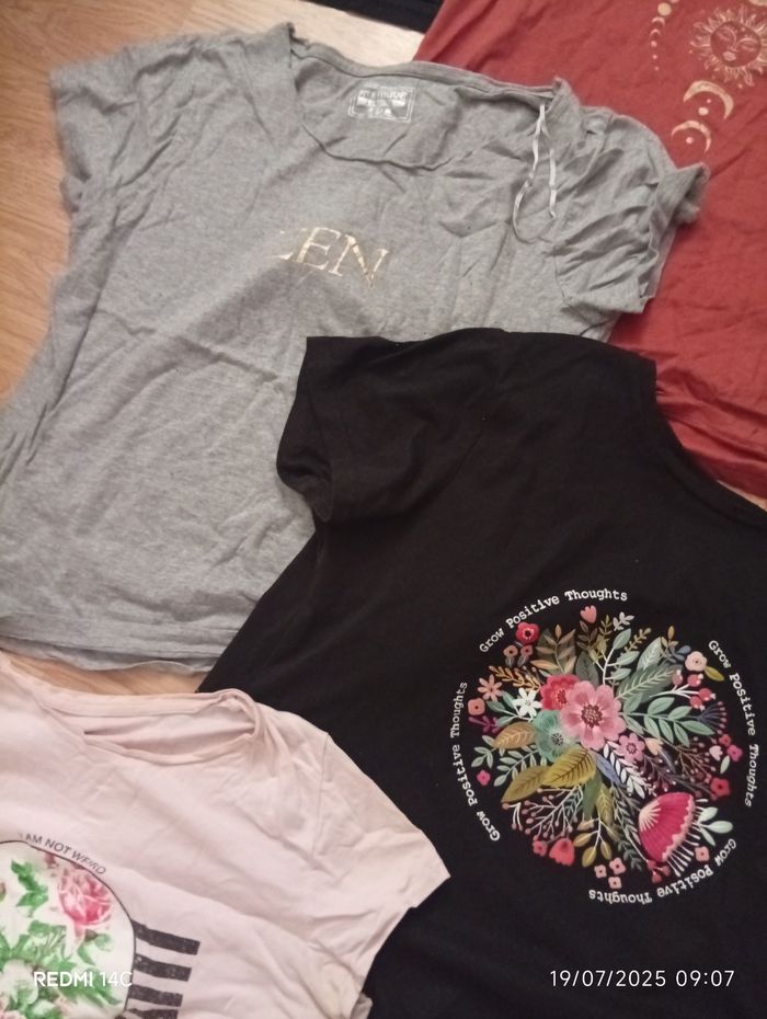Lot 6 T shirts haut maillot femme xl - photo numéro 3